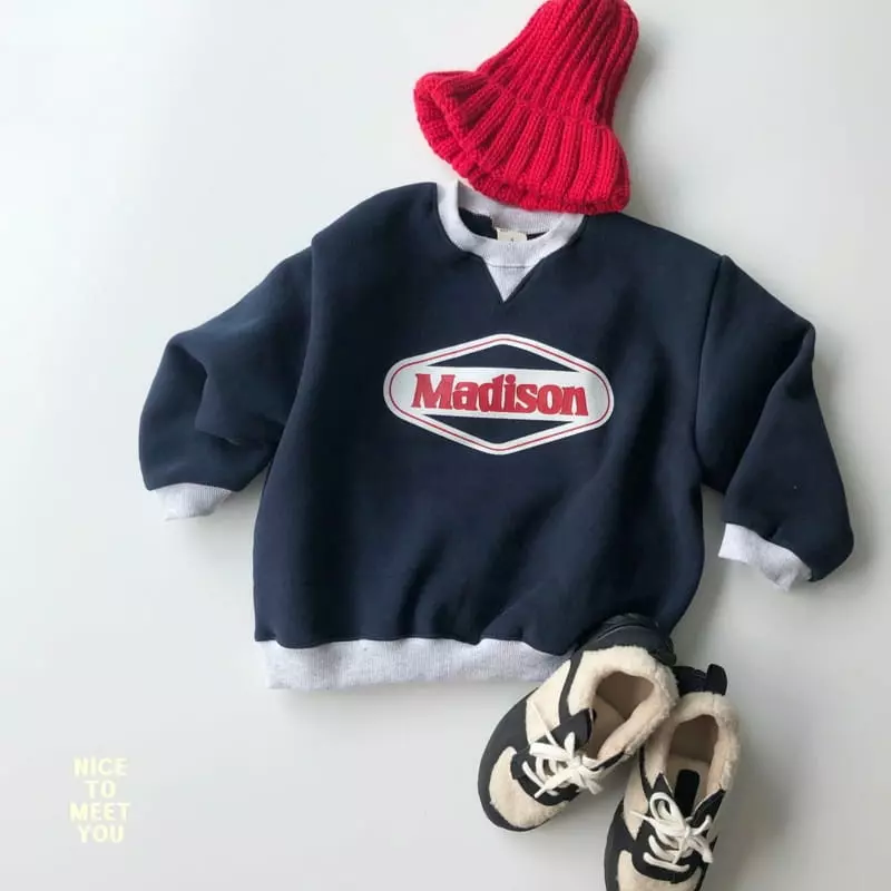 Nice To Meet You - Korean Children Fashion - #magicofchildhood - Medison Sweatshirt - 10