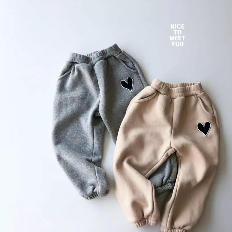 Nice To Meet You - Korean Children Fashion - #magicofchildhood - Heart Pants - 5
