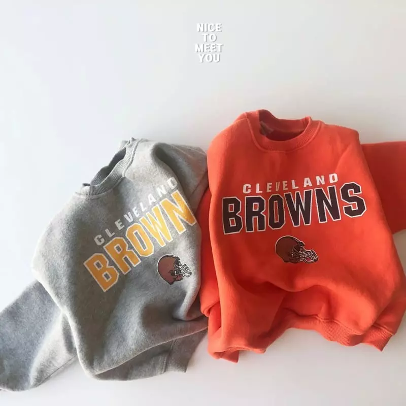 Nice To Meet You - Korean Children Fashion - #minifashionista - Browns Sweatshirt - 11
