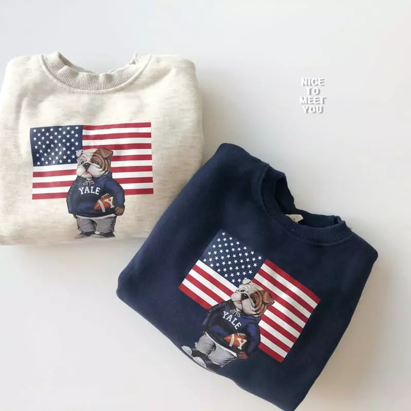 Nice To Meet You - Korean Children Fashion - #minifashionista - Bull Dot Sweatshirt - 8