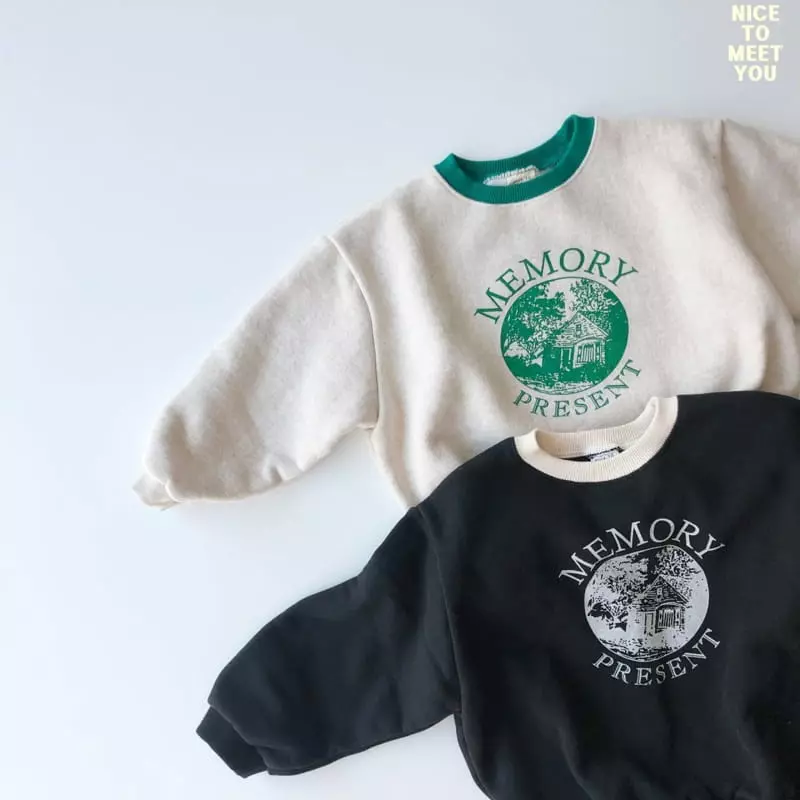 Nice To Meet You - Korean Children Fashion - #minifashionista - Memory Sweatshirt - 6
