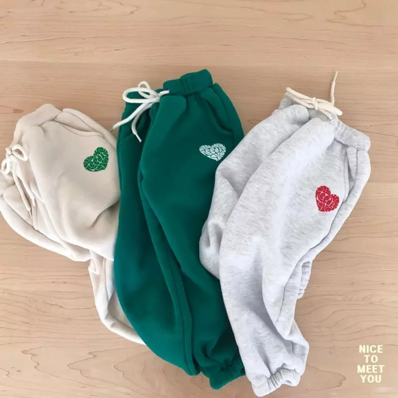 Nice To Meet You - Korean Children Fashion - #minifashionista - Love Pants - 8