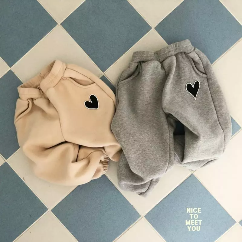 Nice To Meet You - Korean Children Fashion - #minifashionista - Heart Pants - 6