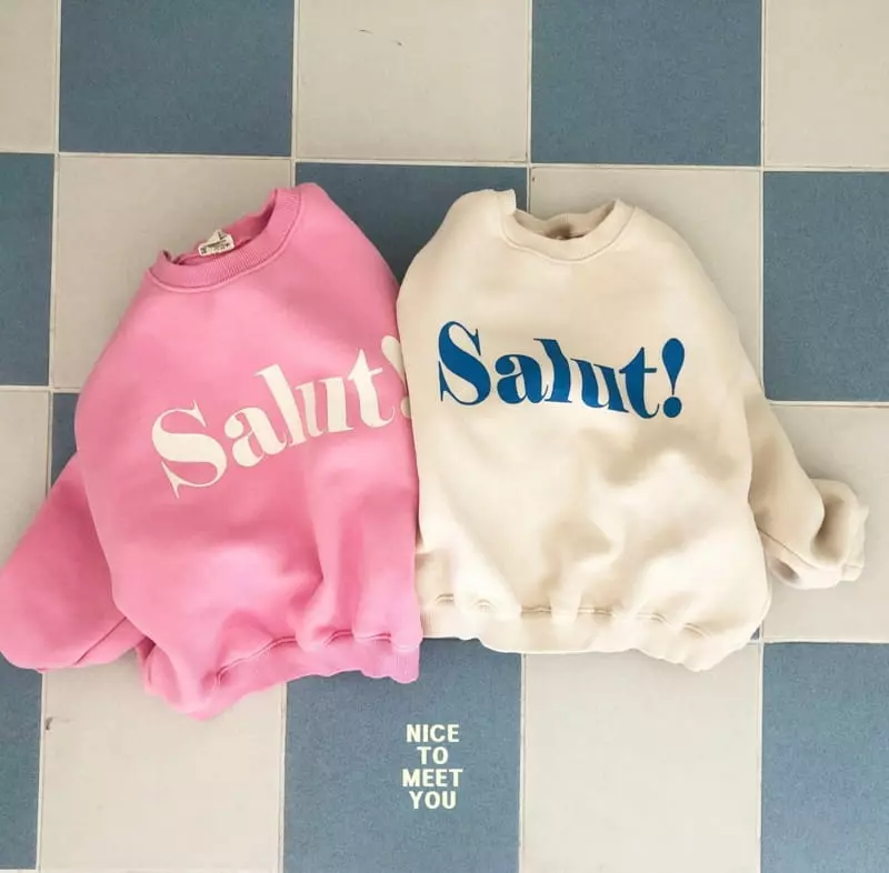 Nice To Meet You - Korean Children Fashion - #prettylittlegirls - Shally Sweatshirt