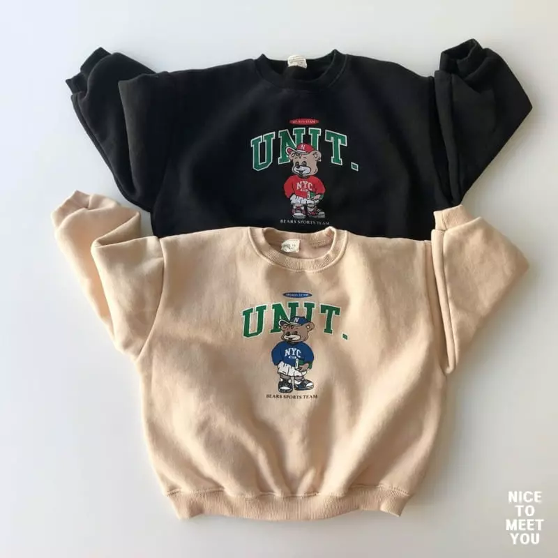 Nice To Meet You - Korean Children Fashion - #prettylittlegirls - Unit Sweatshirt - 2