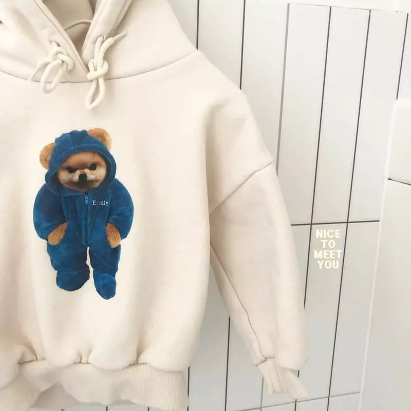 Nice To Meet You - Korean Children Fashion - #stylishchildhood - Angry Hoody - 8