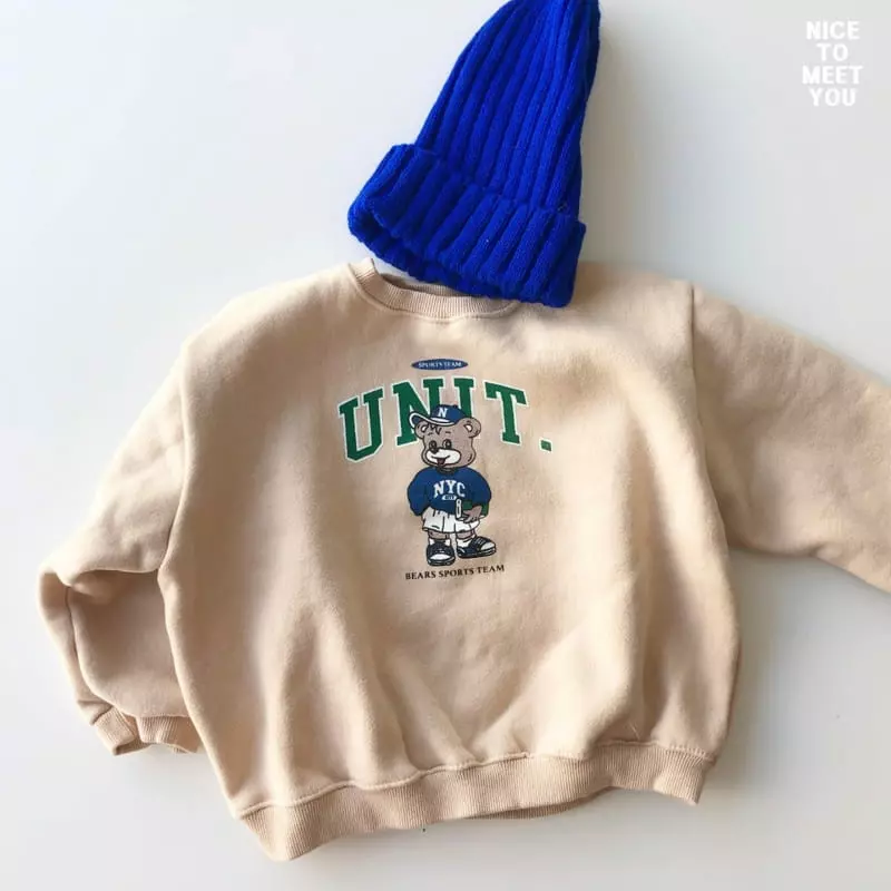 Nice To Meet You - Korean Children Fashion - #stylishchildhood - Unit Sweatshirt - 5