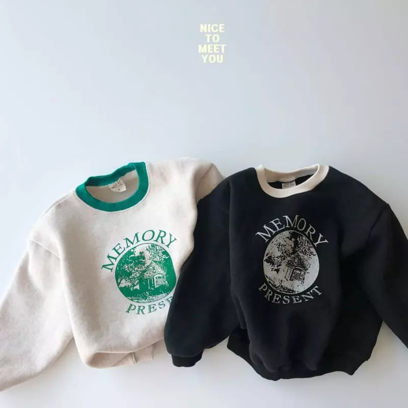 Nice To Meet You - Korean Children Fashion - #todddlerfashion - Memory Sweatshirt - 8