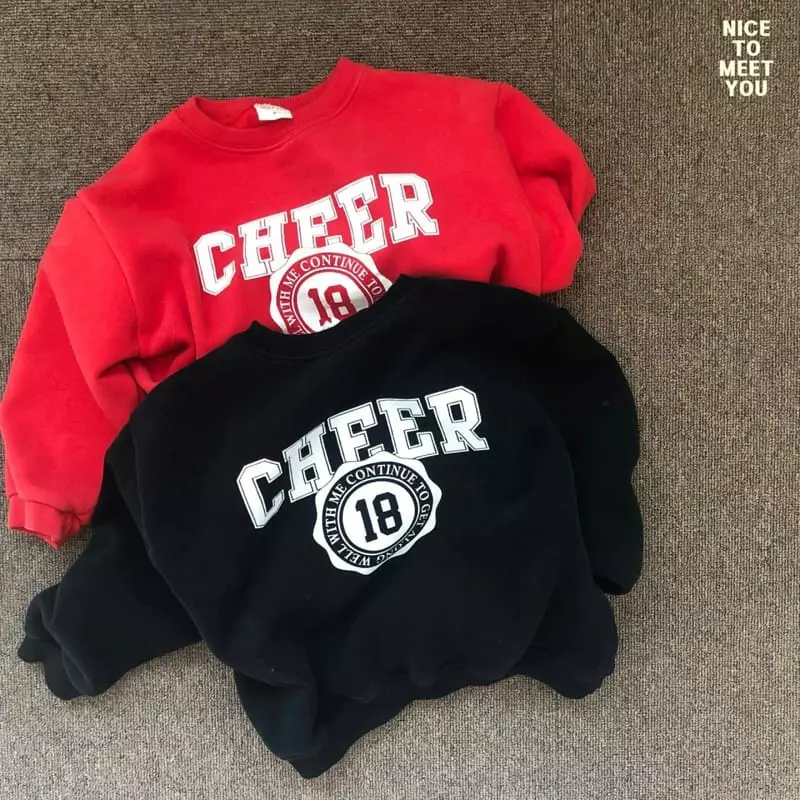 Nice To Meet You - Korean Children Fashion - #todddlerfashion - Cheer Up Sweatshirt - 5