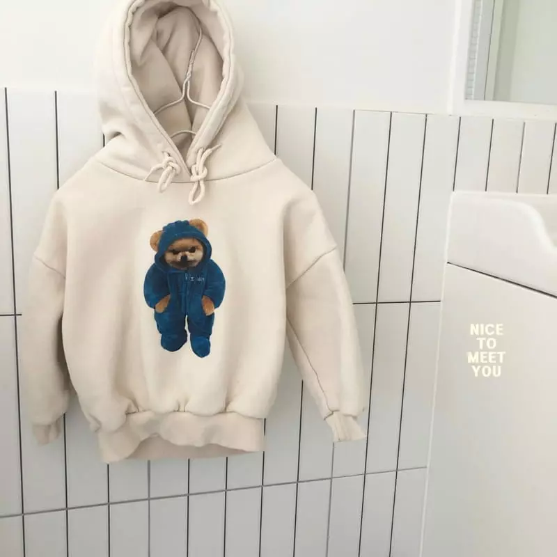 Nice To Meet You - Korean Children Fashion - #toddlerclothing - Angry Hoody - 7