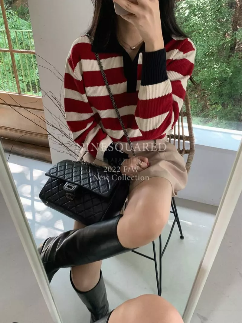 Ninesquared - Korean Women Fashion - #momslook - Andy Whole Knit Tee - 11