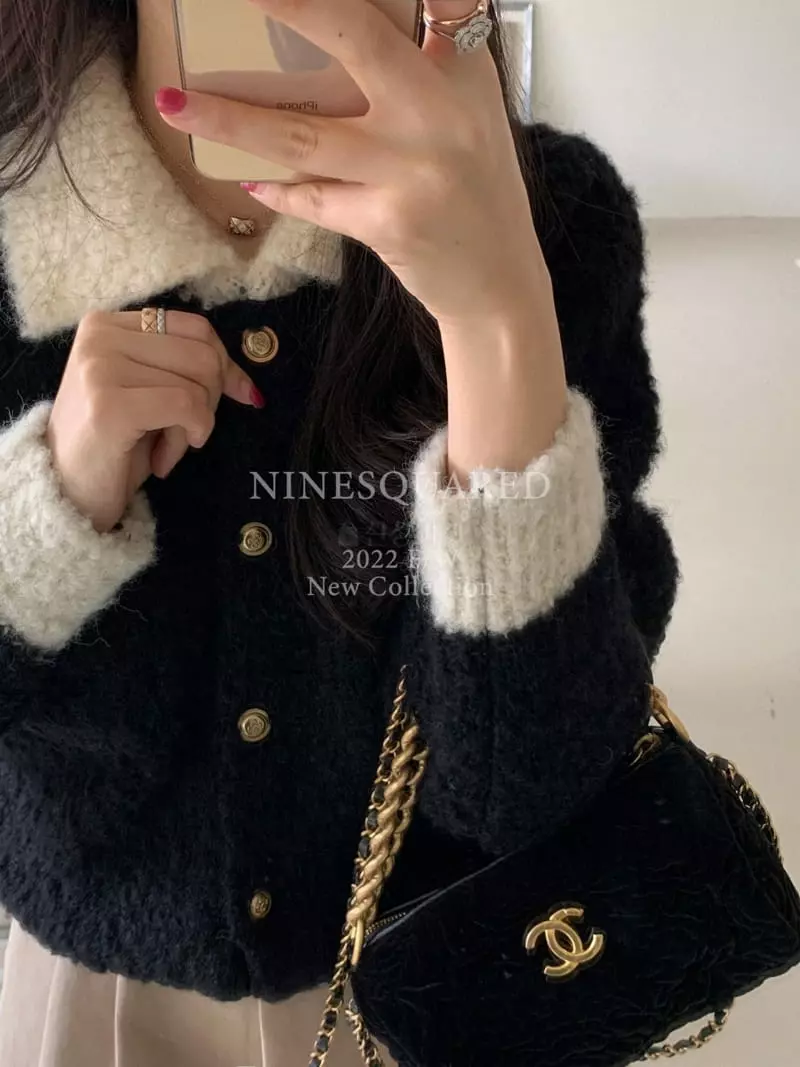 Ninesquared - Korean Women Fashion - #momslook - Sio Knit Tee - 9