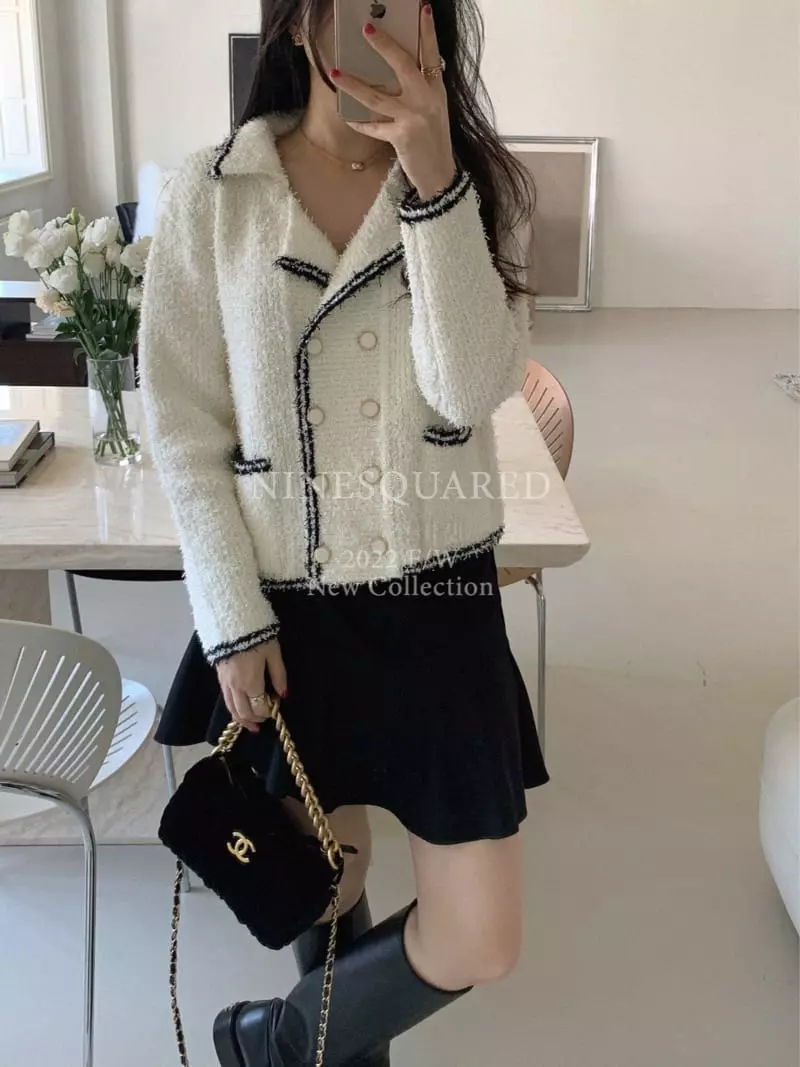 Ninesquared - Korean Women Fashion - #momslook - Major Knit Tee - 7