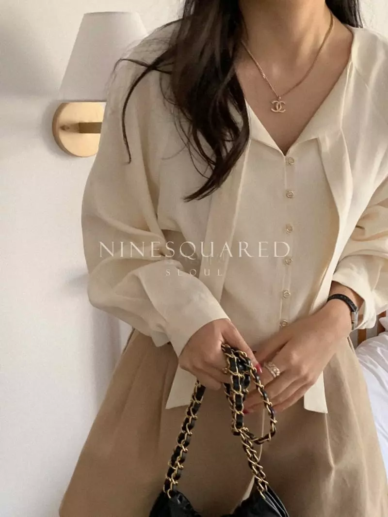 Ninesquared - Korean Women Fashion - #momslook - Magarine Blouse - 3