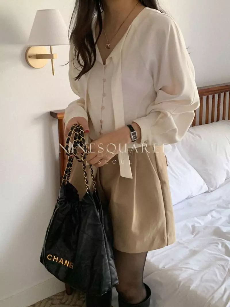 Ninesquared - Korean Women Fashion - #momslook - Magarine Blouse - 4