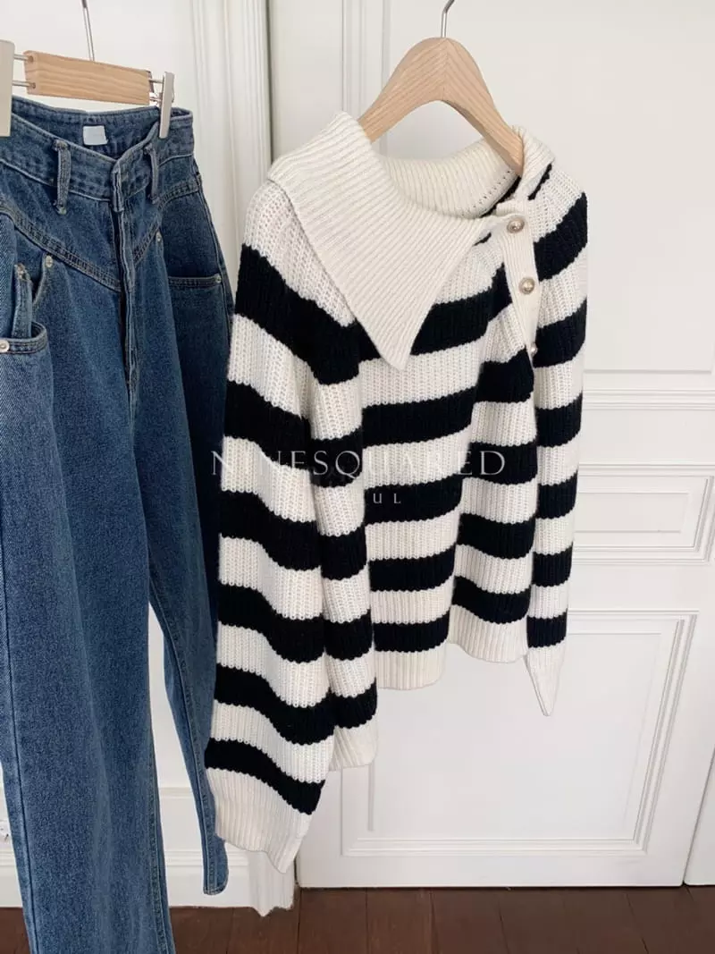Ninesquared - Korean Women Fashion - #momslook - Loud Knit Tee - 11