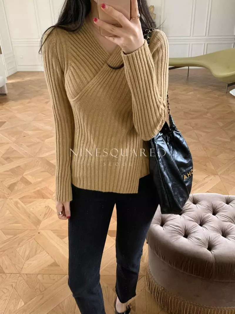 Ninesquared - Korean Women Fashion - #restrostyle - Creed Knit Tee - 3