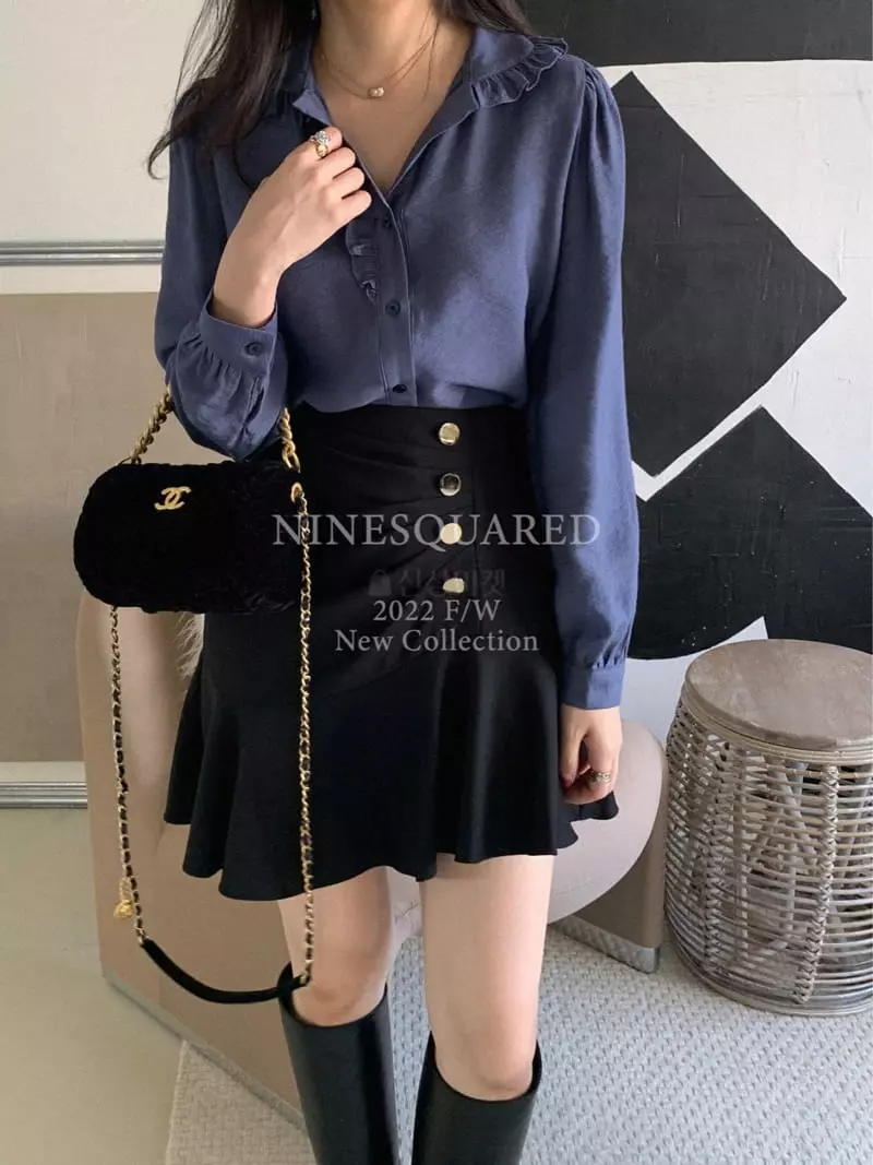 Ninesquared - Korean Women Fashion - #romanticstyle - Trump Skirt - 6