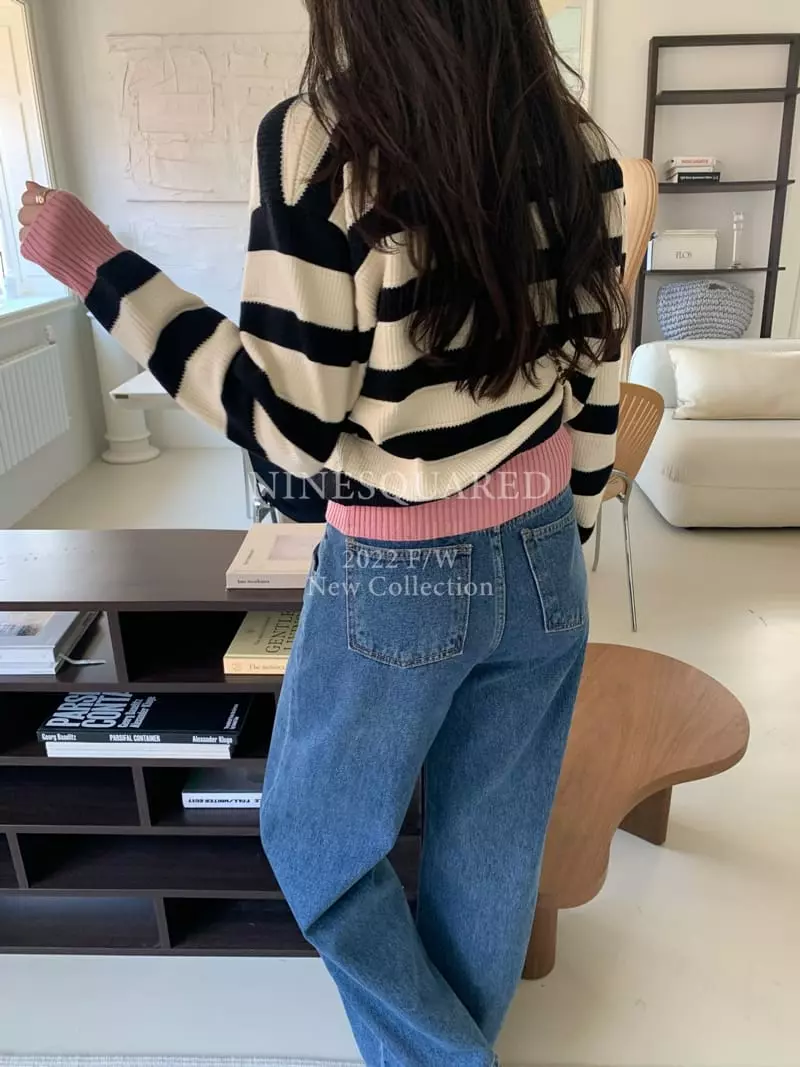 Ninesquared - Korean Women Fashion - #thelittlethings - Andy Whole Knit Tee - 2