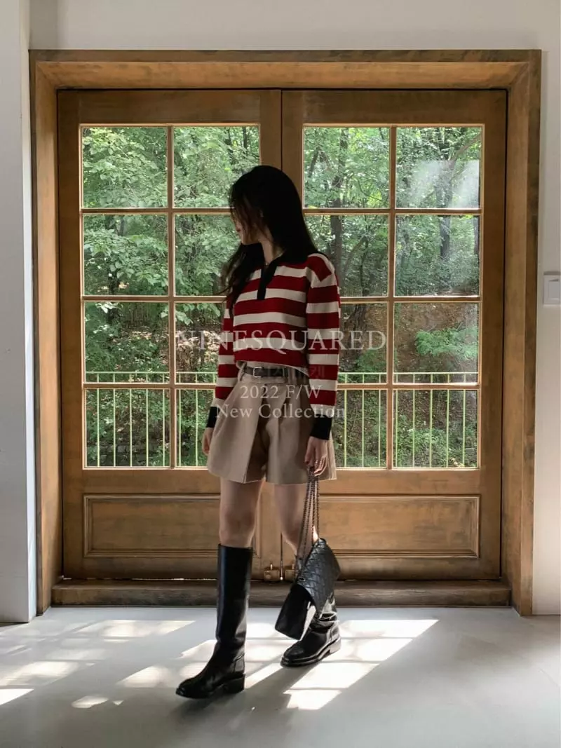 Ninesquared - Korean Women Fashion - #womensfashion - Andy Whole Knit Tee - 10