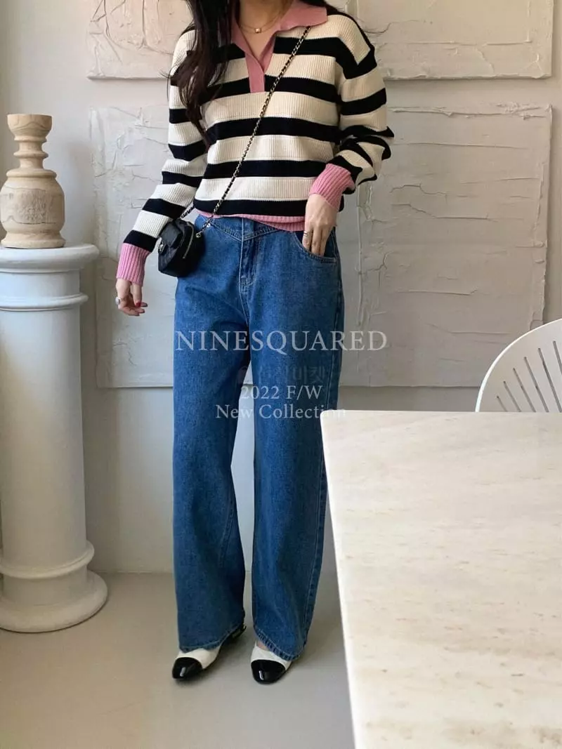 Ninesquared - Korean Women Fashion - #momslook - Andy Whole Knit Tee - 4