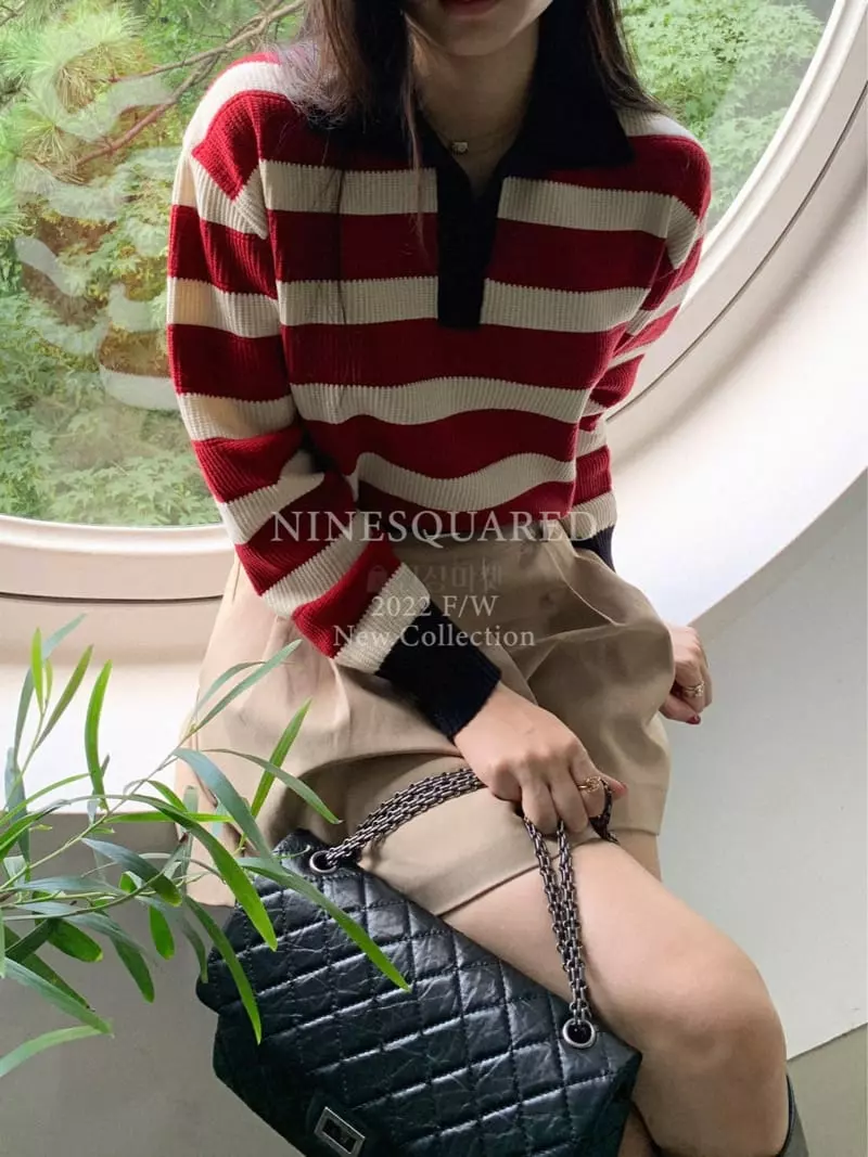 Ninesquared - Korean Women Fashion - #womensfashion - Andy Whole Knit Tee - 6