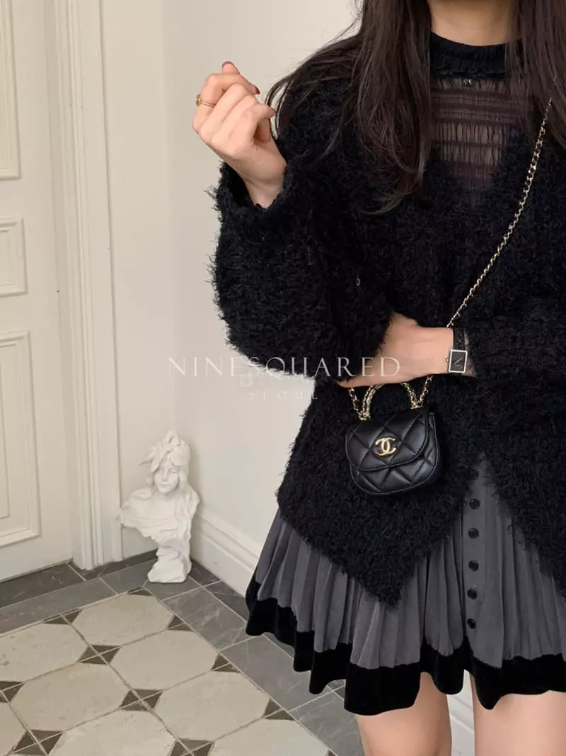 Ninesquared - Korean Women Fashion - #womensfashion - Bliang Knit Tee - 7