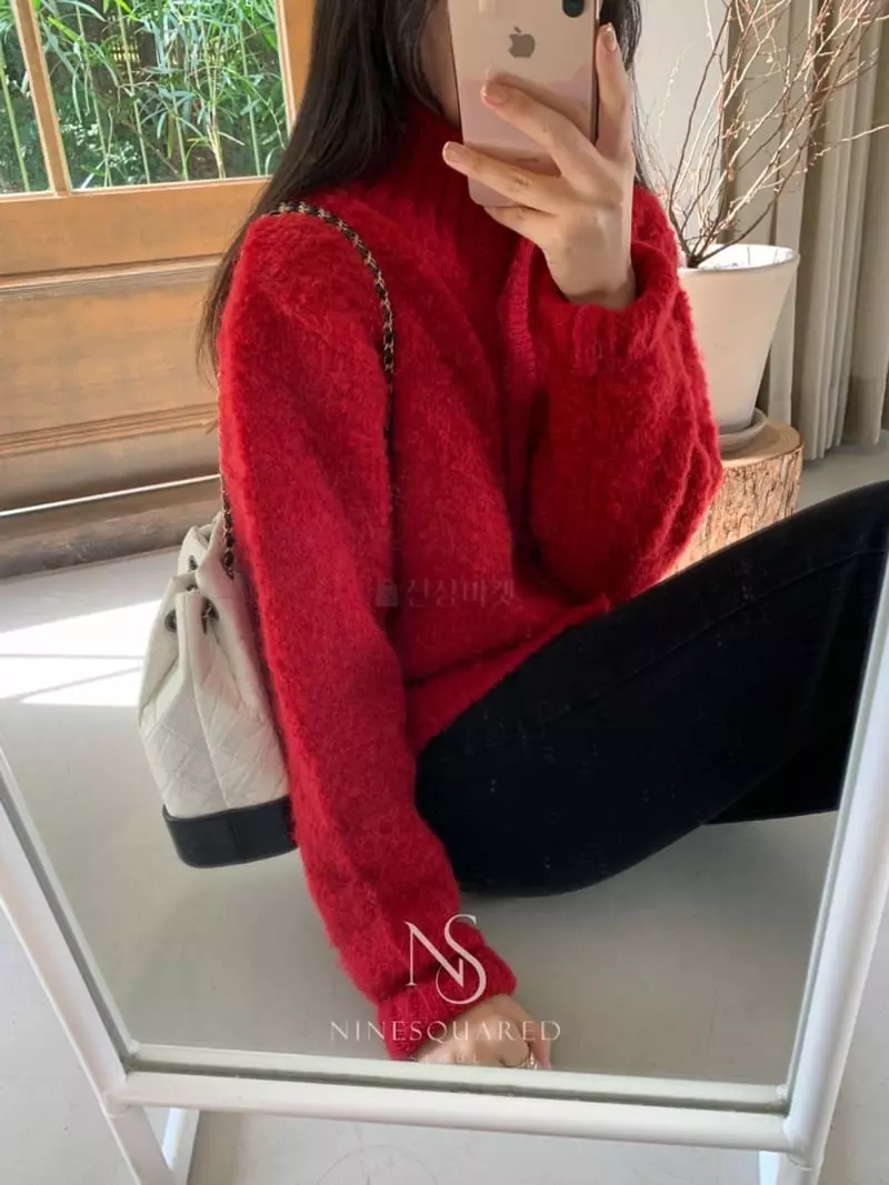 Ninesquared - Korean Women Fashion - #womensfashion - Magnet Knit Tee - 6