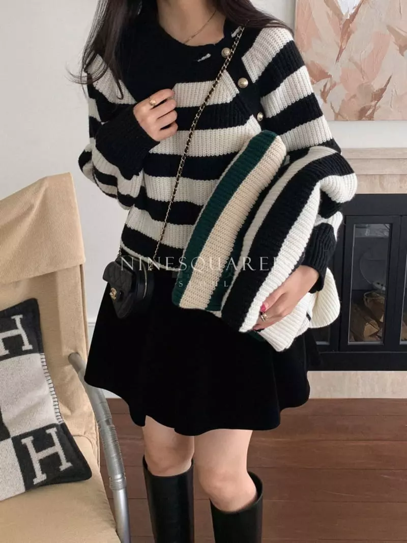 Ninesquared - Korean Women Fashion - #womensfashion - Loud Knit Tee - 2