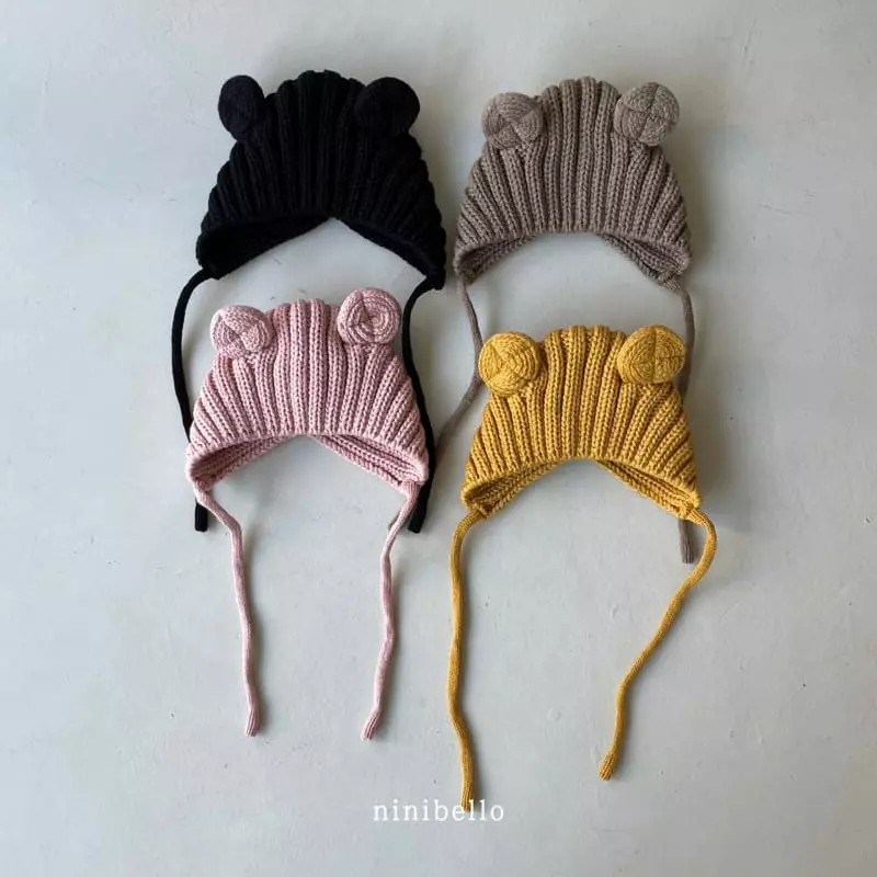 Ninibello - Korean Baby Fashion - #babyboutique - Bear Bonnet