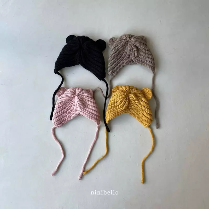 Ninibello - Korean Baby Fashion - #babyboutiqueclothing - Bear Bonnet - 2