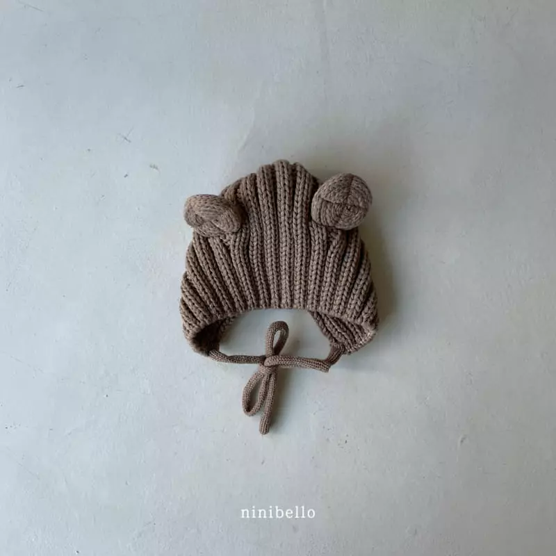 Ninibello - Korean Baby Fashion - #babyclothing - Bear Bonnet - 3