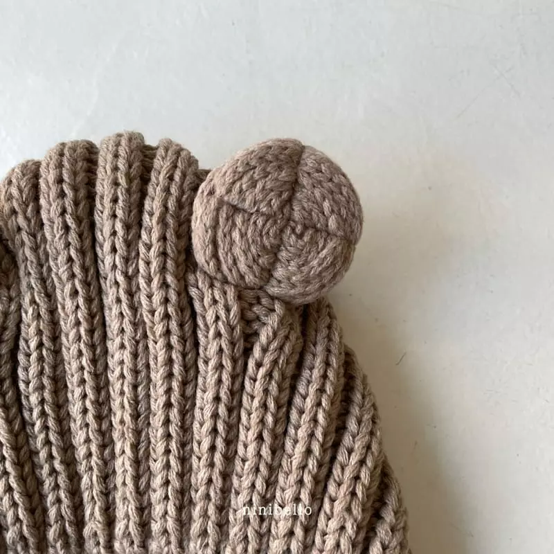 Ninibello - Korean Baby Fashion - #babyfever - Bear Bonnet - 5