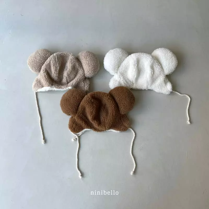 Ninibello - Korean Baby Fashion - #babyoutfit - Bear Bbogle Hat