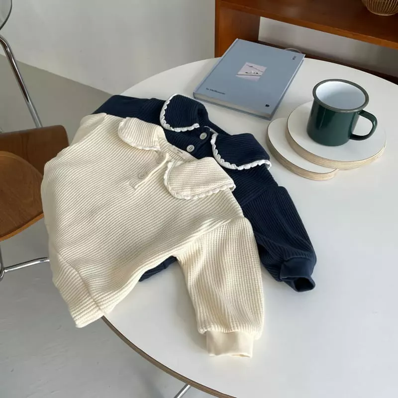 Ninibello - Korean Children Fashion - #Kfashion4kids - Waffle Collar Blouse - 10