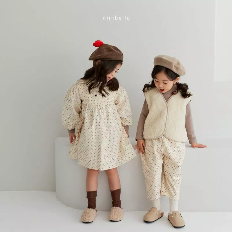 Ninibello - Korean Children Fashion - #Kfashion4kids - Double Dot One-piece - 8