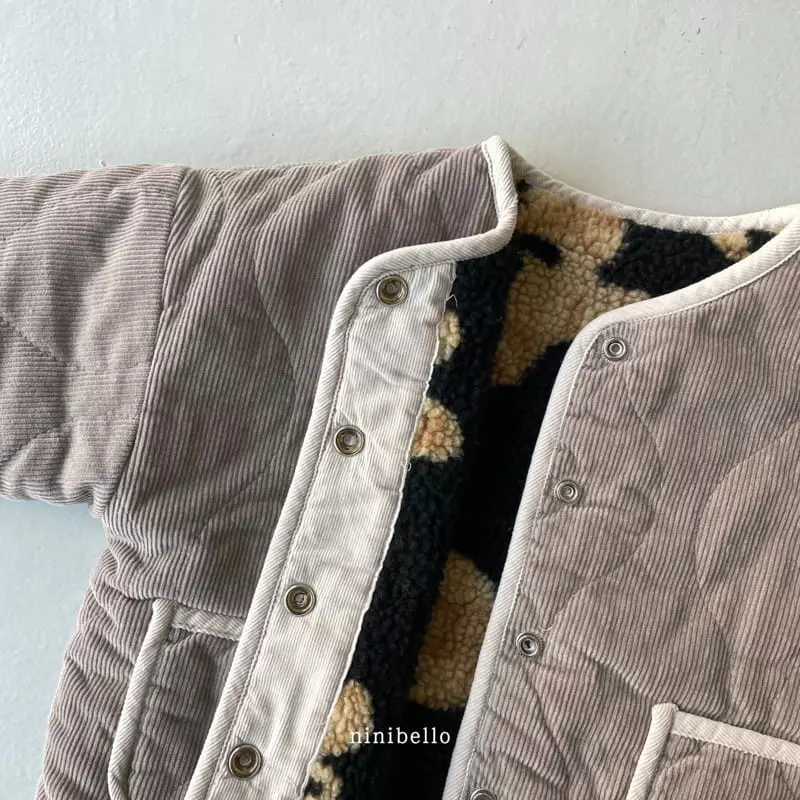 Ninibello - Korean Children Fashion - #kidzfashiontrend - Bbogle Bear Reversible Jacket - 4