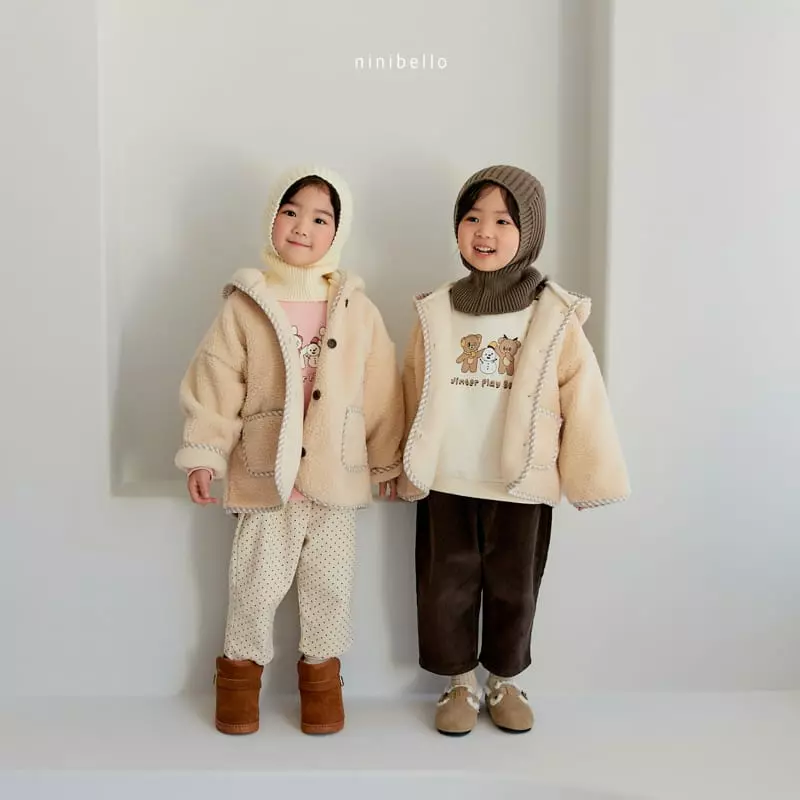 Ninibello - Korean Children Fashion - #childrensboutique - Cozy Fleece Jacket - 12