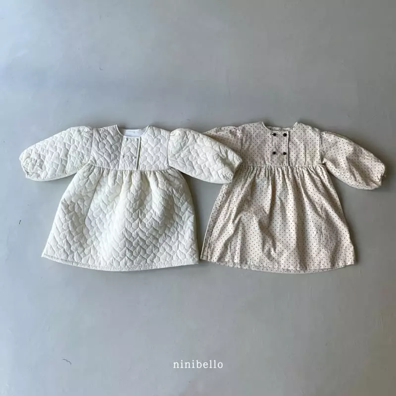 Ninibello - Korean Children Fashion - #designkidswear - Heart Padding ONE-piece