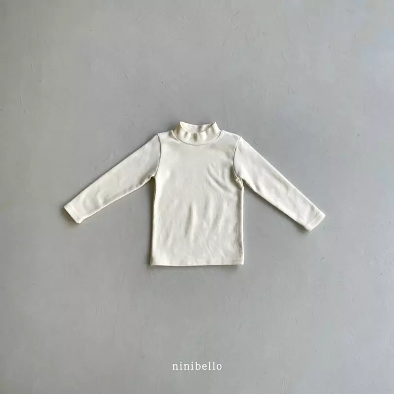 Ninibello - Korean Children Fashion - #designkidswear - Pock Dack Half Turtleneck Tee - 4