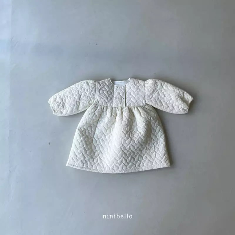 Ninibello - Korean Children Fashion - #discoveringself - Heart Padding ONE-piece - 2