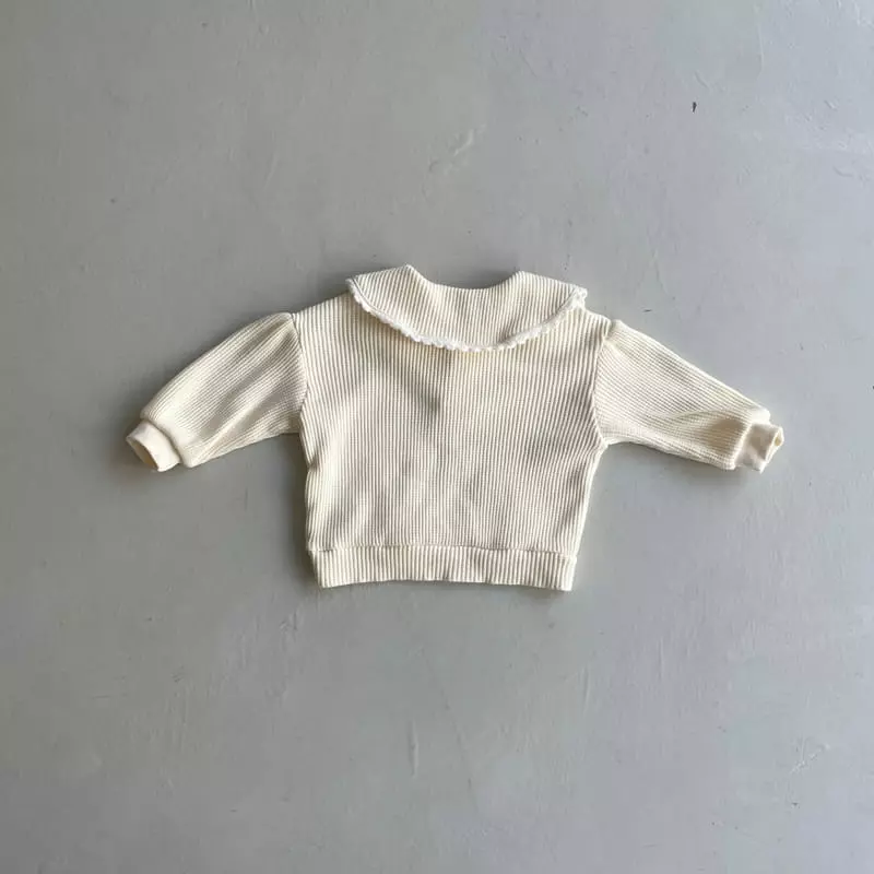 Ninibello - Korean Children Fashion - #fashionkids - Waffle Collar Blouse - 6
