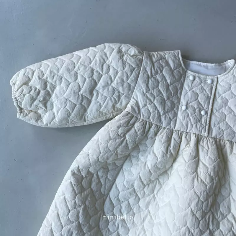 Ninibello - Korean Children Fashion - #fashionkids - Heart Padding ONE-piece - 3