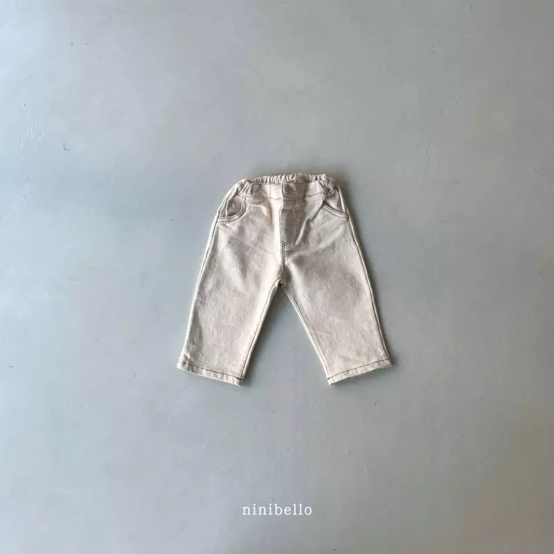 Ninibello - Korean Children Fashion - #kidsshorts - Bold Stitch Pants - 2