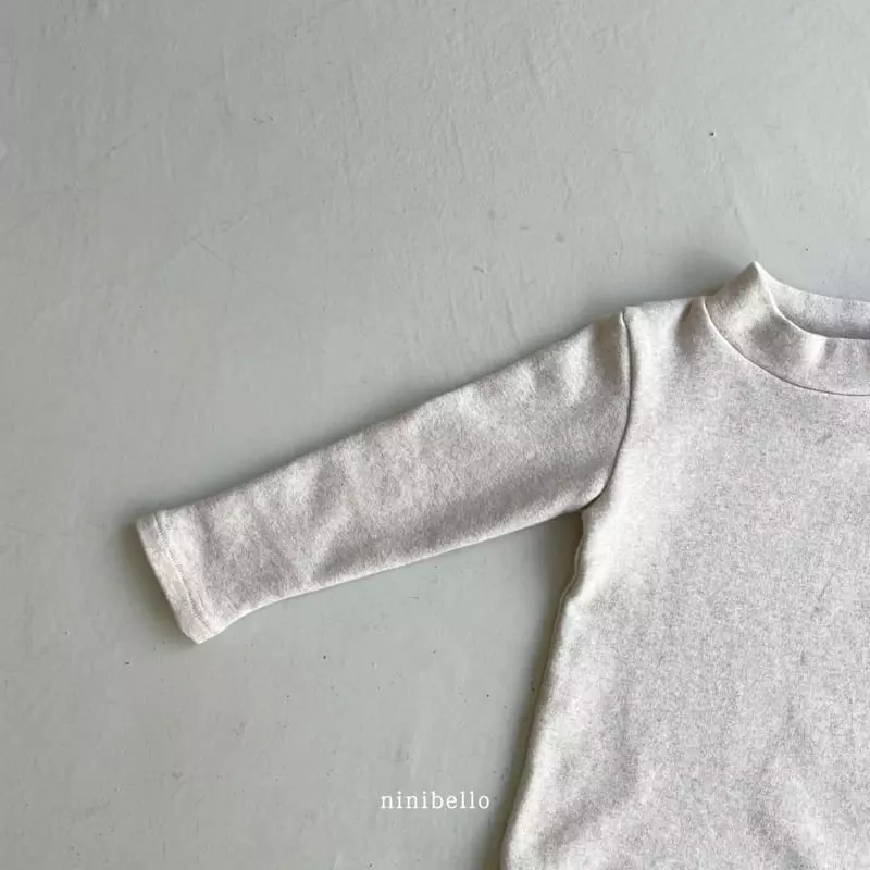 Ninibello - Korean Children Fashion - #kidsstore - Pock Dack Half Turtleneck Tee - 7