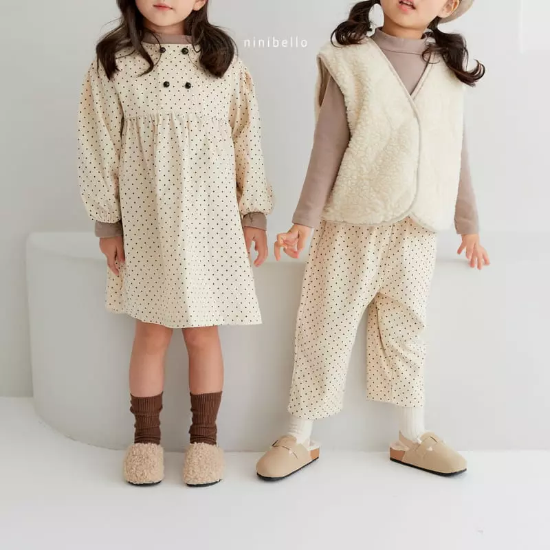 Ninibello - Korean Children Fashion - #kidsstore - Double Dot One-piece - 6