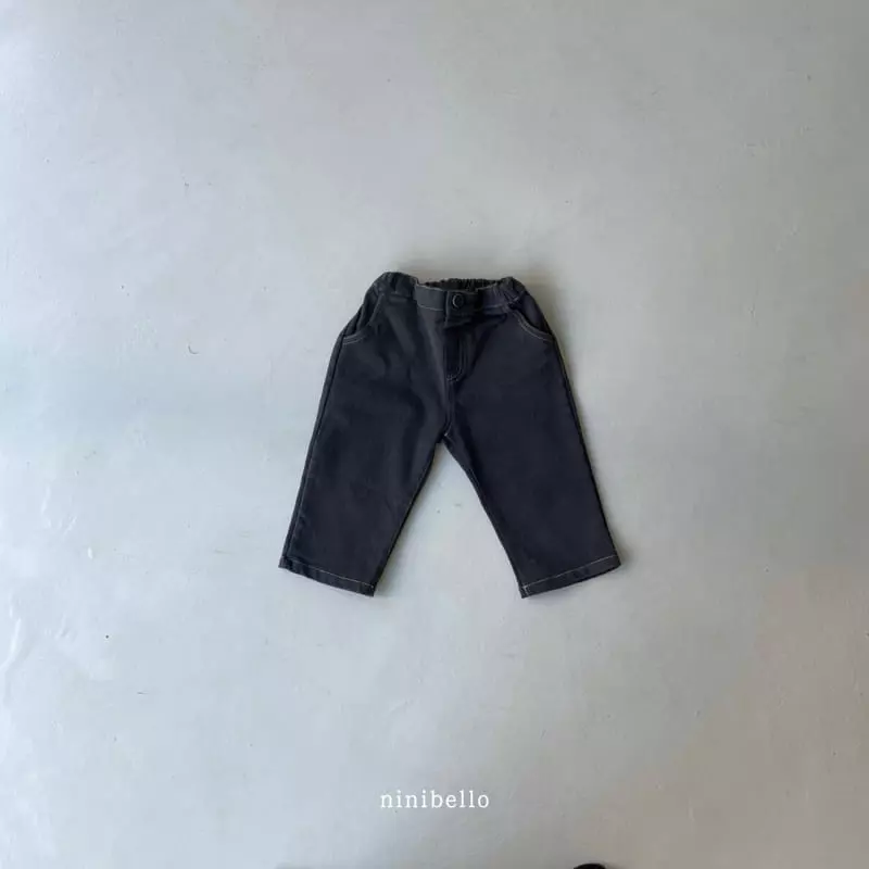 Ninibello - Korean Children Fashion - #littlefashionista - Bold Stitch Pants - 6