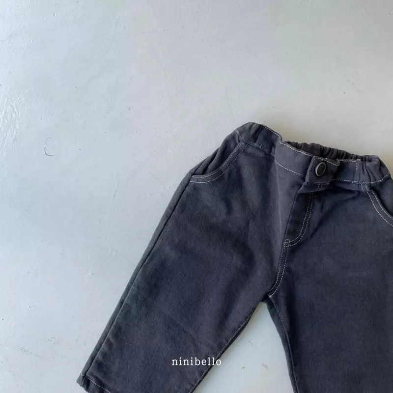 Ninibello - Korean Children Fashion - #magicofchildhood - Bold Stitch Pants - 7