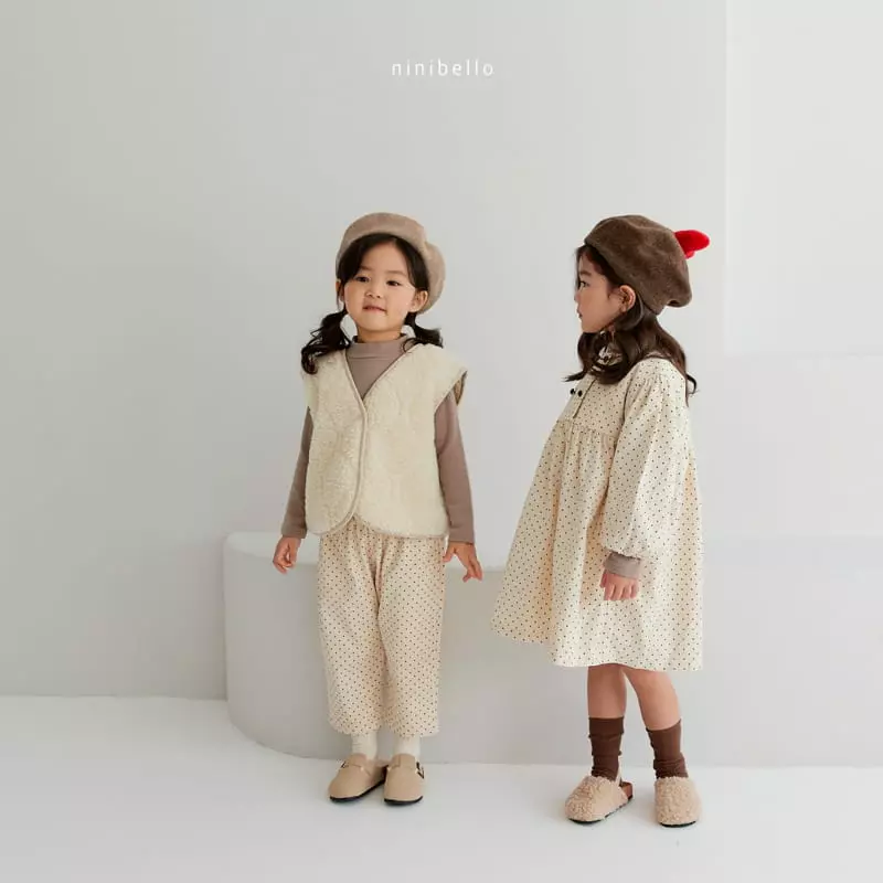 Ninibello - Korean Children Fashion - #prettylittlegirls - Double Dot One-piece - 12