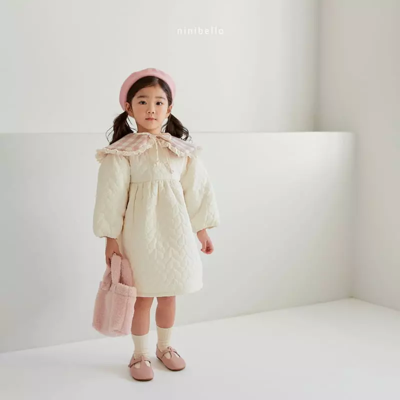 Ninibello - Korean Children Fashion - #prettylittlegirls - Heart Padding ONE-piece - 11